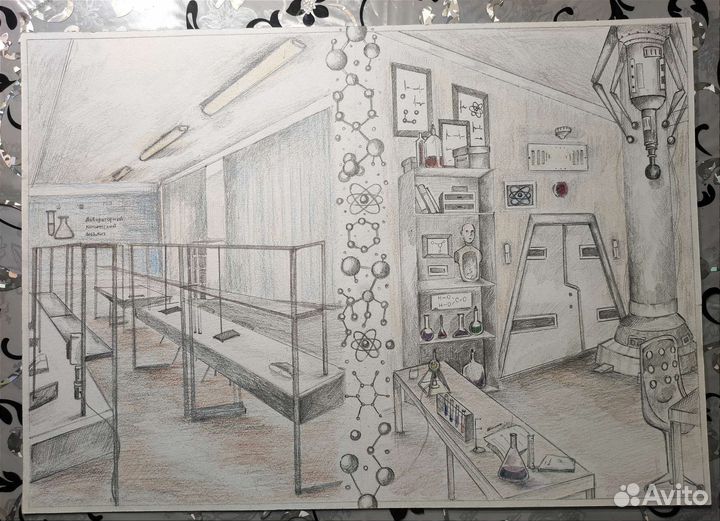 Рисую картинки, плакаты, портреты поэтов и другое