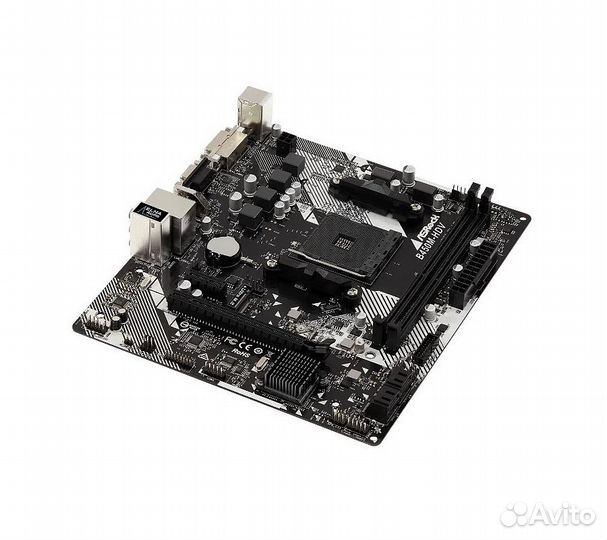 Материнская плата Asrock B450M-HDV R4.0 Soc-AM4 AM