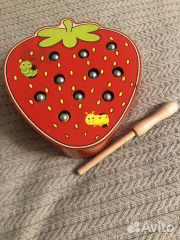 Магнитная рыбалка сортер поймай червяка Монтесори