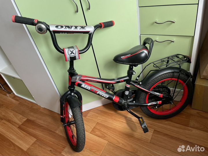 Детский велосипед четырехколесный 14 для 3-5 лет