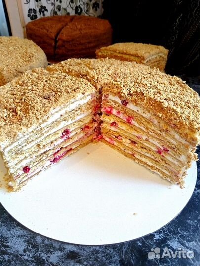 Торты домашние на заказ медовик