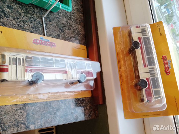 Модель автобуса лиаз 677 из серии Наши автобусы