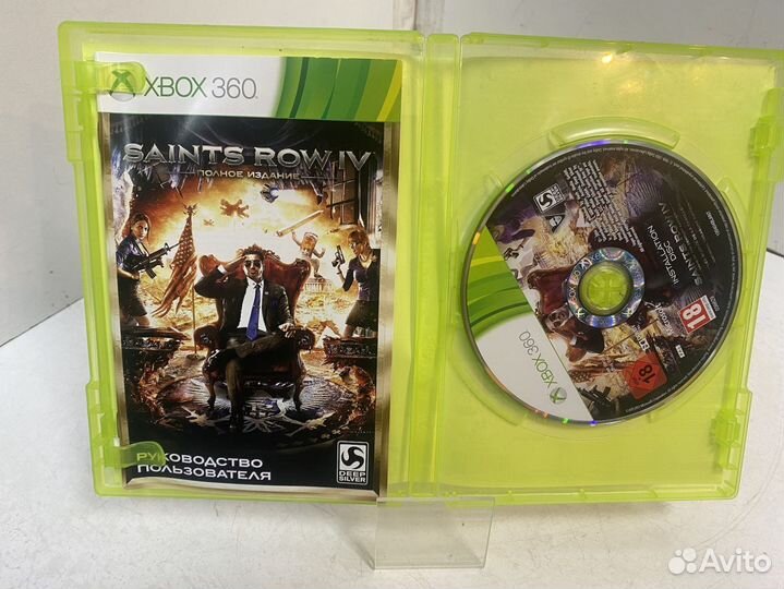 Игровые диски. xbox 360 Saints Row 4