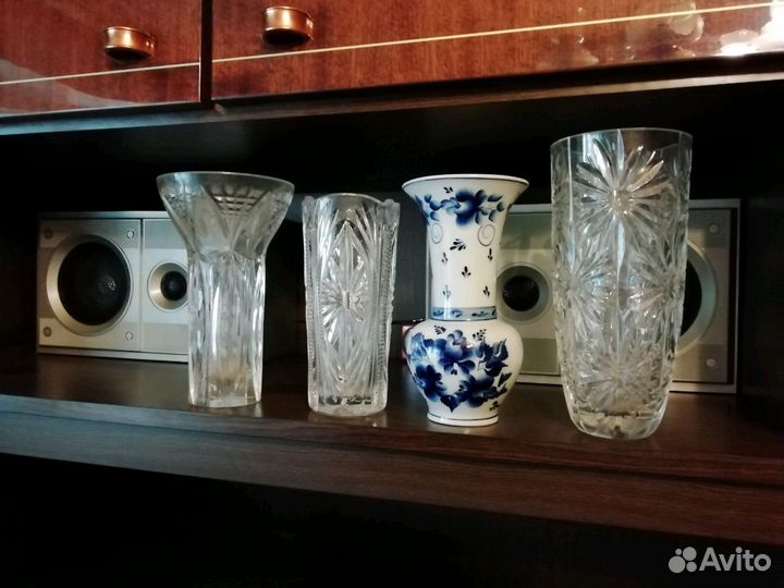 Вазочки (стекло, хрусталь)