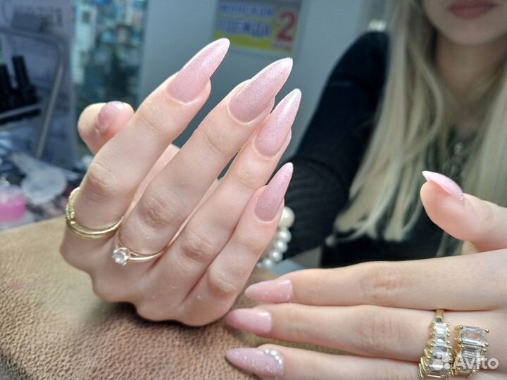 Маникюр, педикюр с покрытием