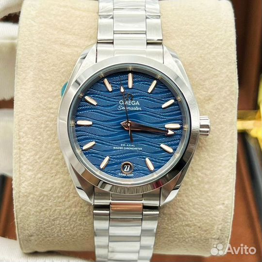 Часы Omega Seamaster Aqua Terra 150M Blue 34 mm