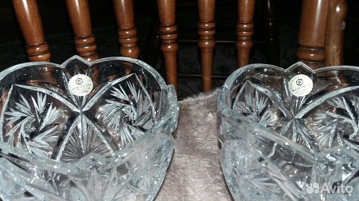 Хрустальные вазочки