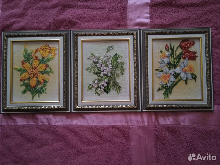 Картины бисером