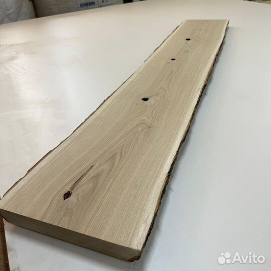 Доска необрезная дуб
