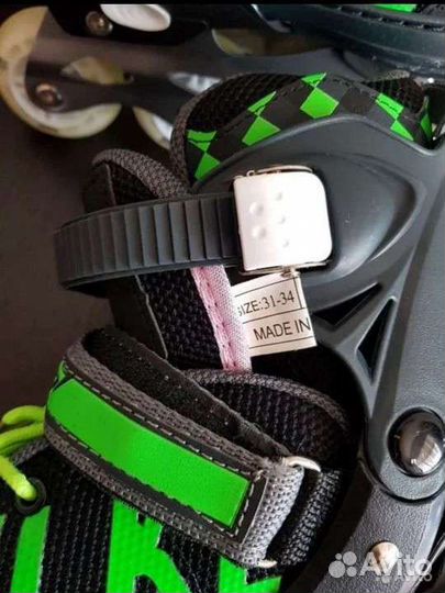 Ролики новые 31-34 размер и защита