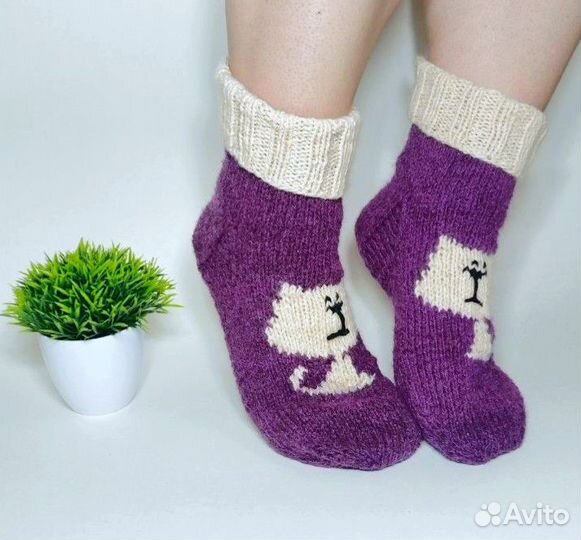 Носки вязаные ручной работы