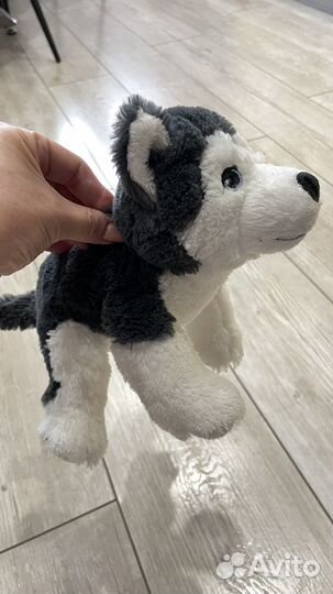 Мягкая игрушка собака хаски IKEA
