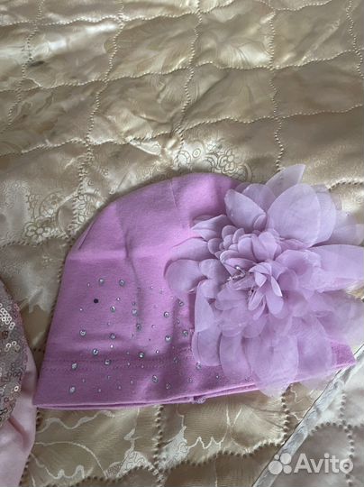 Комплект шапка, шарф