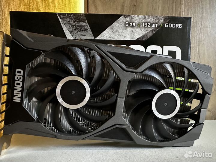 Видеокарта GTX 1660 Super Inno3D Twin гарантия