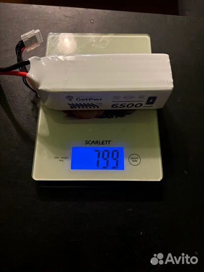 Аккумулятор для FPV дрона 6500mah, 22.2v