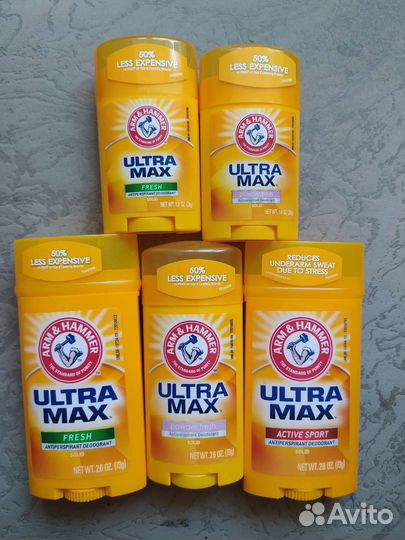 Arm & Hammer, UltraMax, твердый дезодорант