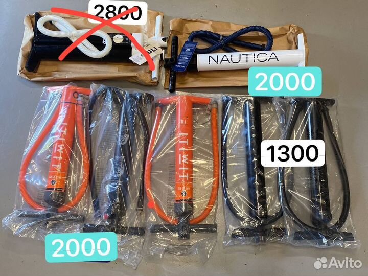 Электрический и ручной насосы для сап борда