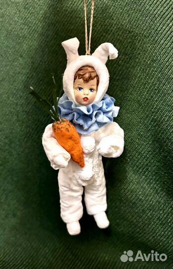 Ватная ёлочная игрушка