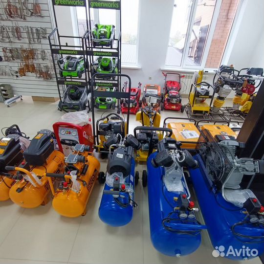 Воздушный компрессор 500л 300л 200л 100л 50л 24л