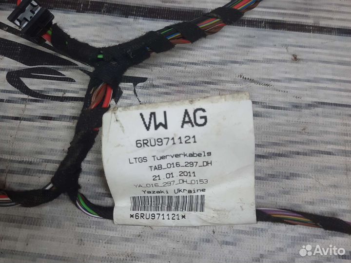 Проводка дверная передняя правая Volkswagen Polo 5