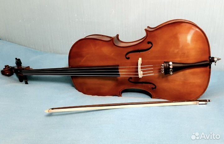 Виолончель 3/4 комплект: чехол, смычок