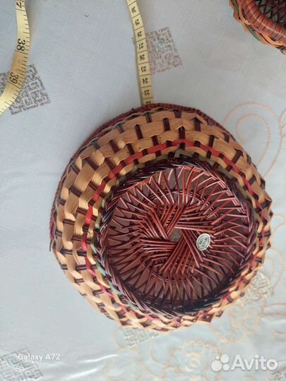 Ваза плетеная для конфет