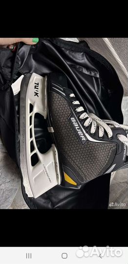 Хоккейные коньки bauer 42 размер