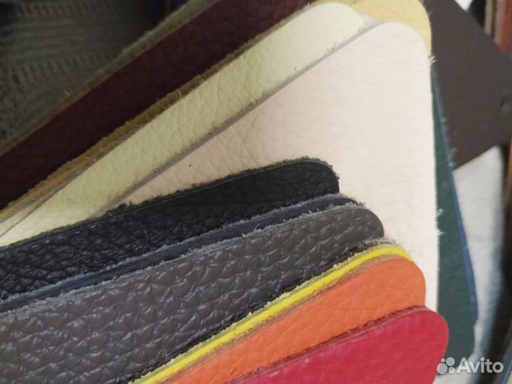 Набор - куски натуральной кожи 139 шт