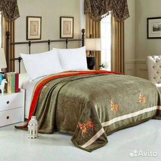 Плед покрывало велюр