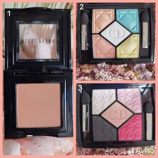 Тени для век. Румяна Компактные