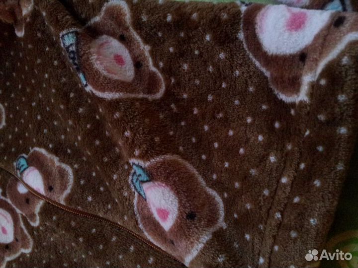 Костюм плюшевый новый на девочку р.80-86