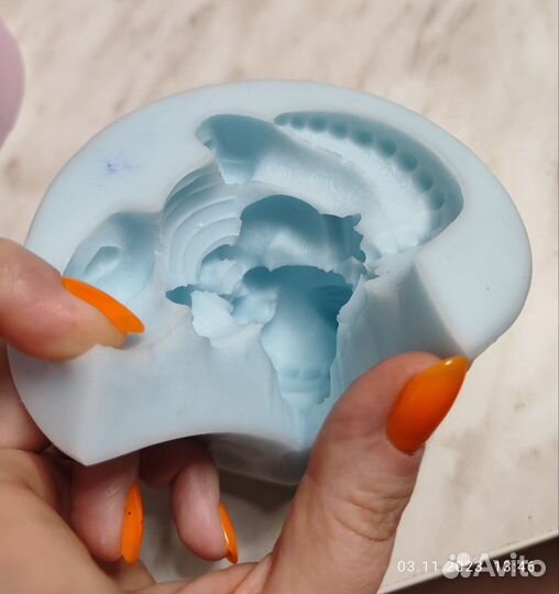 Силиконовая форма для мыла