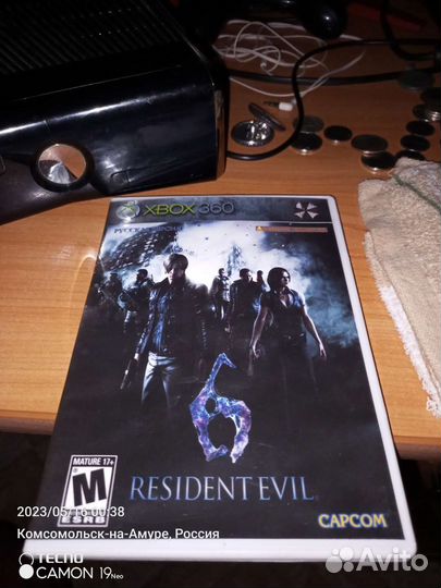 Диск Xbox 360. Resident Evil 6. Прошивка 2.0