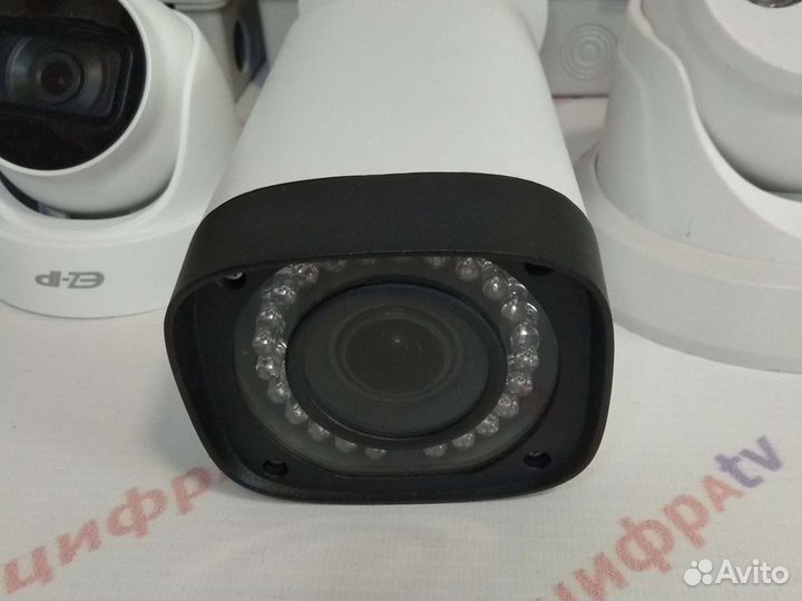 6 Камер IP видеонаблюдения с микрофоном Dahua