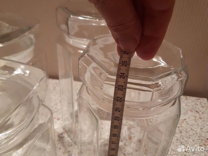 Банки для сыпучих продуктов стекло