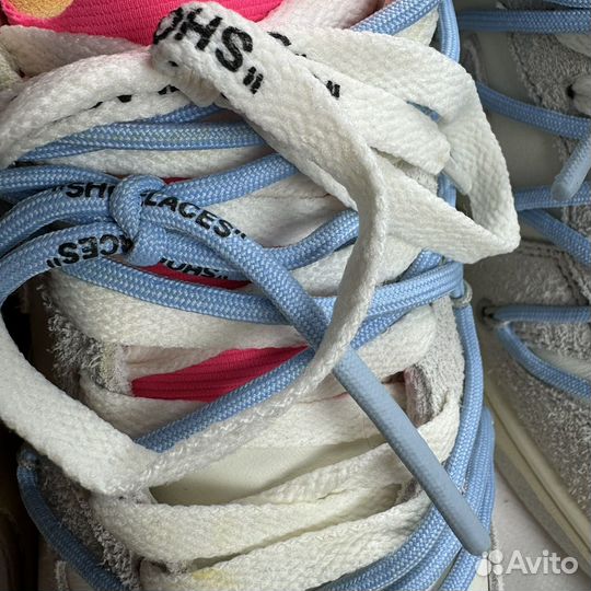 Кеды Dunk Low Off-White Lot 38