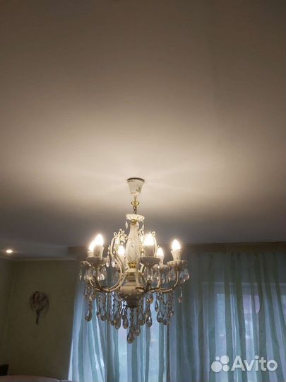 Люстры хрустальные бу