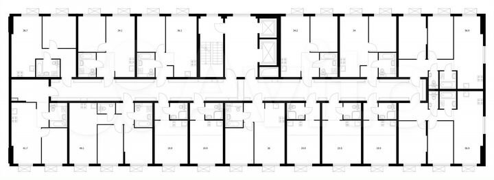 1-к. квартира, 34,2 м², 14/16 эт.