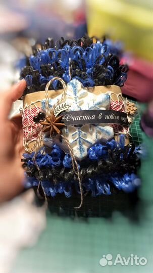 Мочалка ручной работы