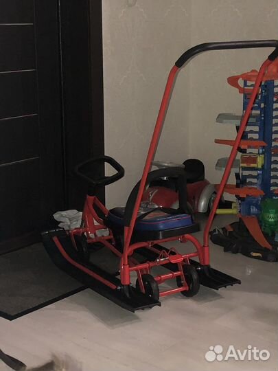 Снегокат с колесами