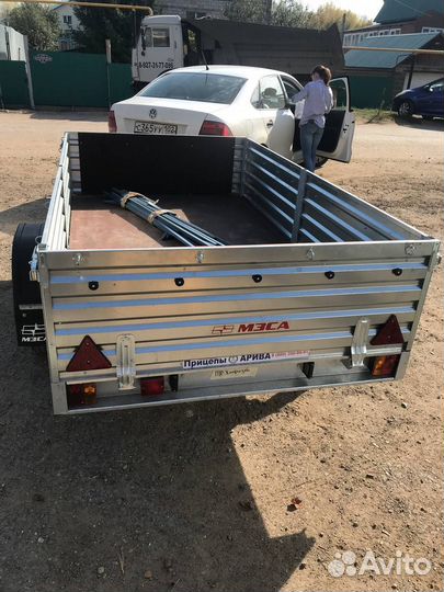Прицеп 04.024 с высокими бортами. Есть установка