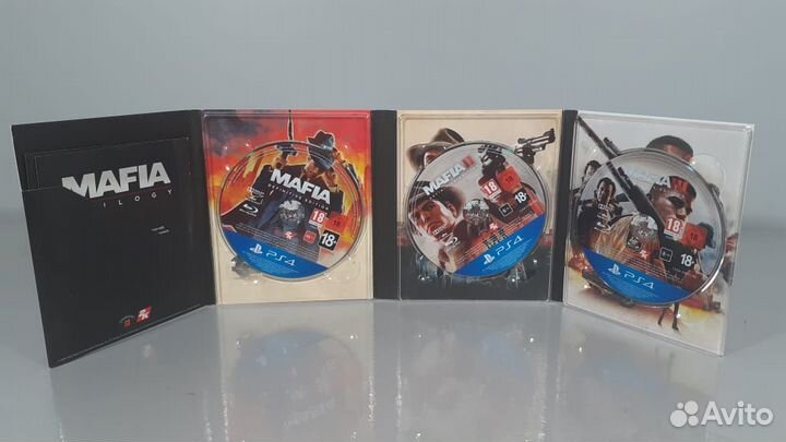 Игра Mafia trilogy ps4 диск
