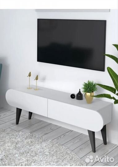 Тумба под тв белая