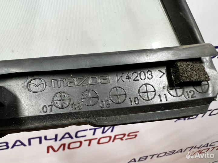 Mazda 6 GH стекло двери задняя левая (форточка)