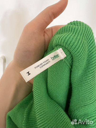 Трикотажное платье befree с воротом