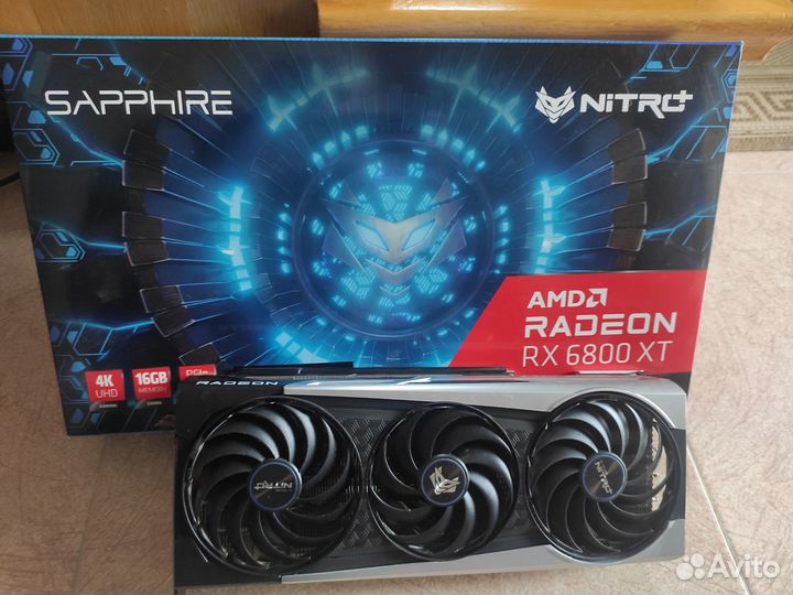 Видеокарта Sapphire RX 6800 XT nitro+ 16GB samsung