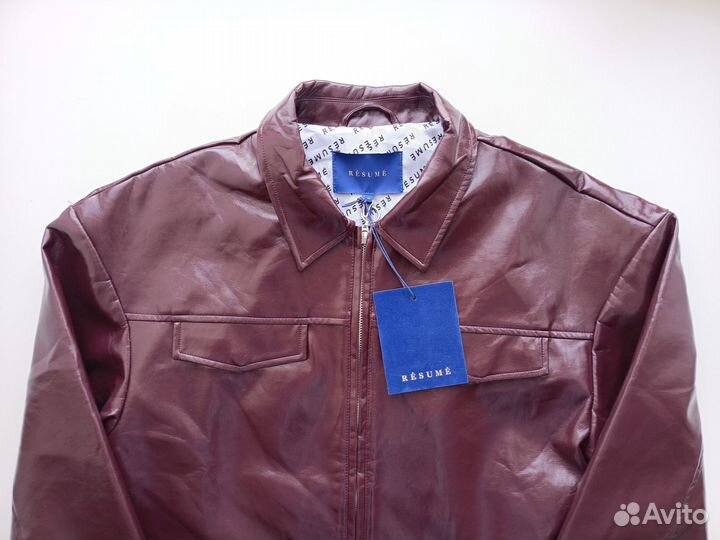 Куртка кожаная женская 46 48 новая Дания
