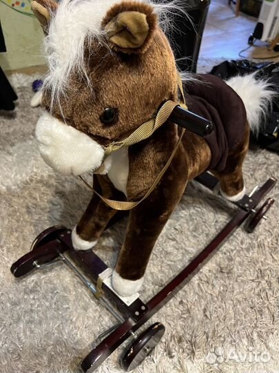 Качалка лошадь с музыкой