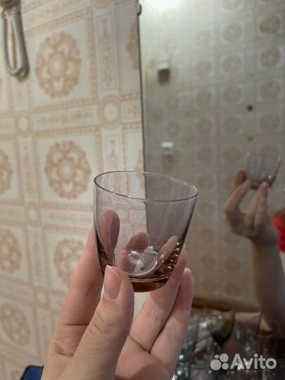 Наборы стеклянных рюмок и фужеров