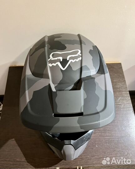 Мотошлем кросс/эндуро FOX v1 black camo
